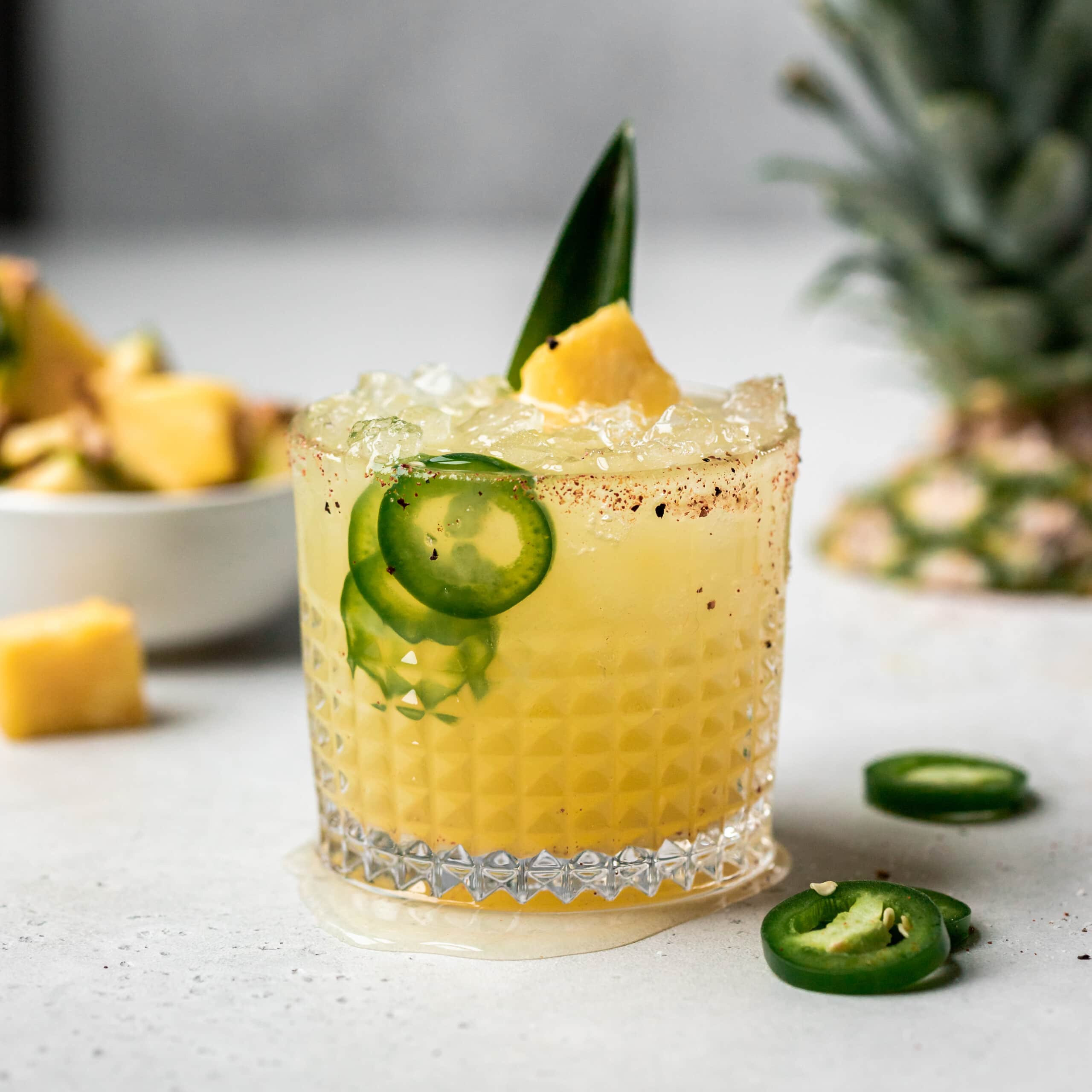 Margarita jalapeño con mezcal 7 Raíces